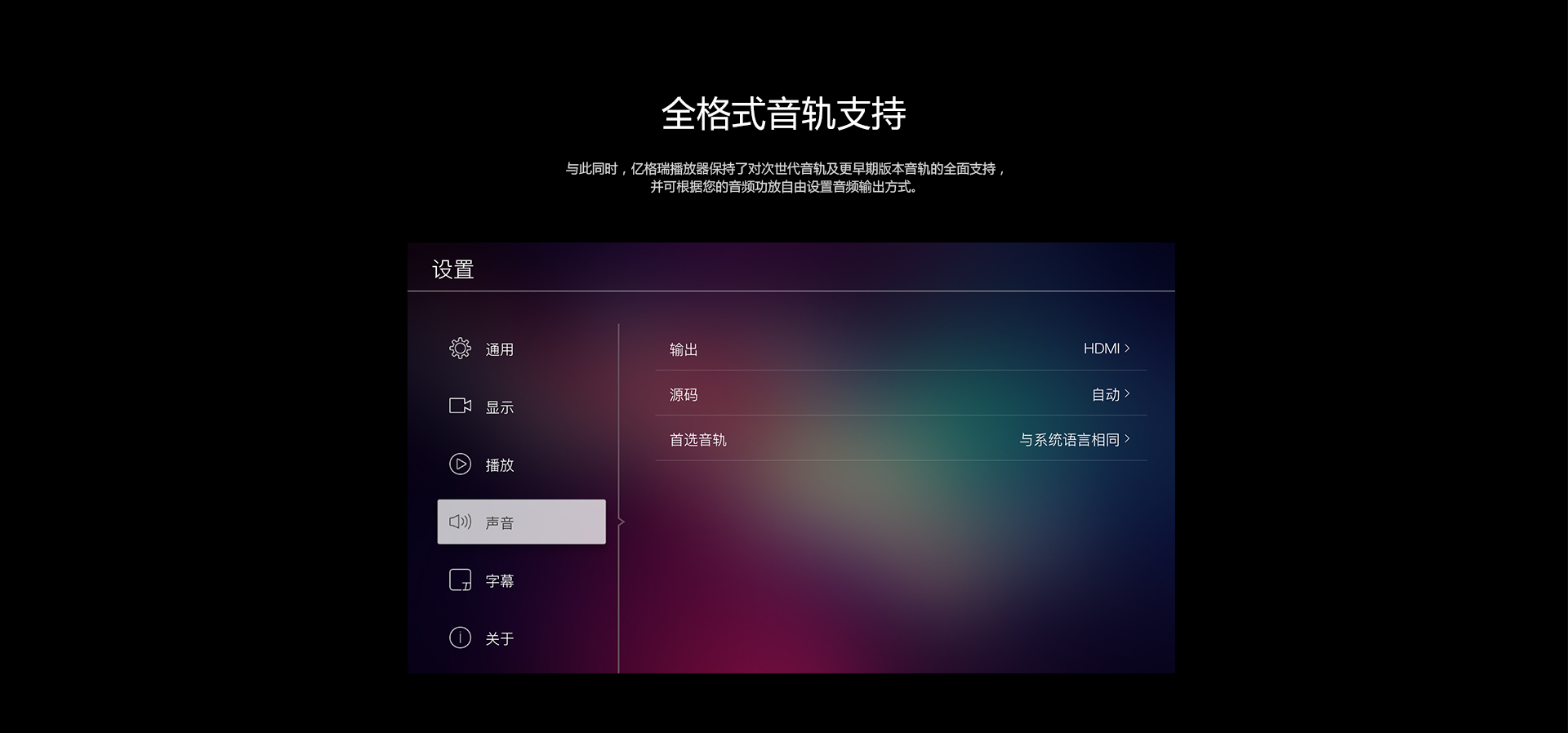 A10 Pro 4K蓝光硬盘播放机 A10 Pro 4K蓝光硬盘播放机